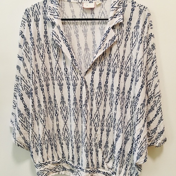 Anthropologie wrap slub top - Picture 3 of 3